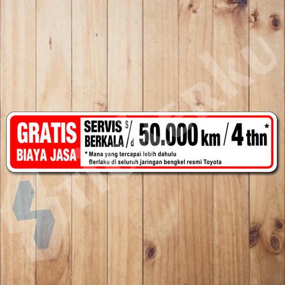 

Stiker Service Berkala
