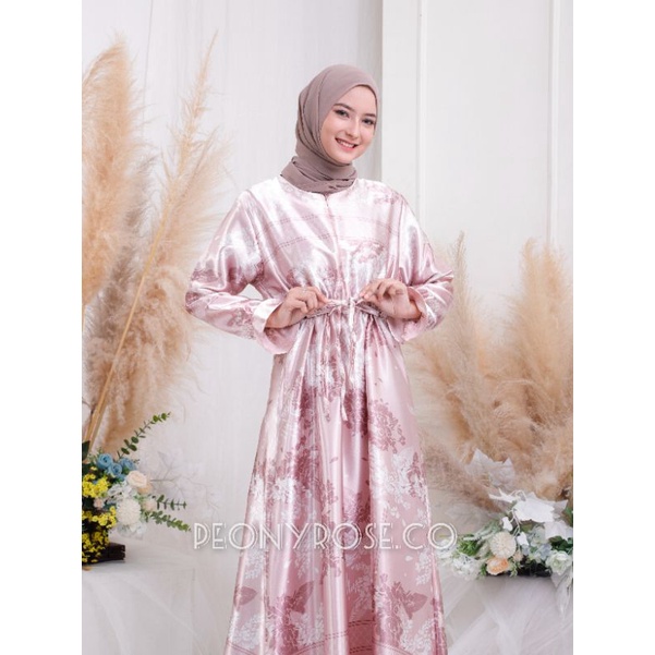 HANA - GAMIS COUPLE IBU ANAK LEBARAN PESTA KONDANGAN SILK MEWAH TERBARU