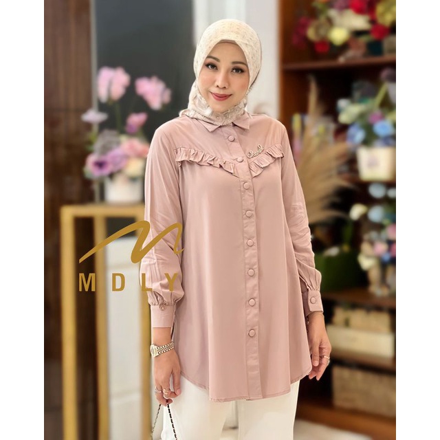 Kemeja Atasan Wanita Terbaru Yeon Blouse By Mdly 3125