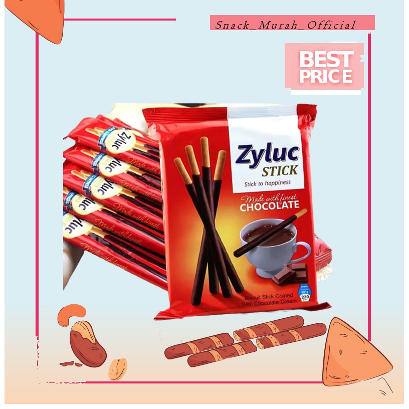 

ZYLUC STICK 220g BISKITOP Snack Murah Jajanan Anak Kekinian Cemilan Diet Sehat Biskuit Kue Enak - 13