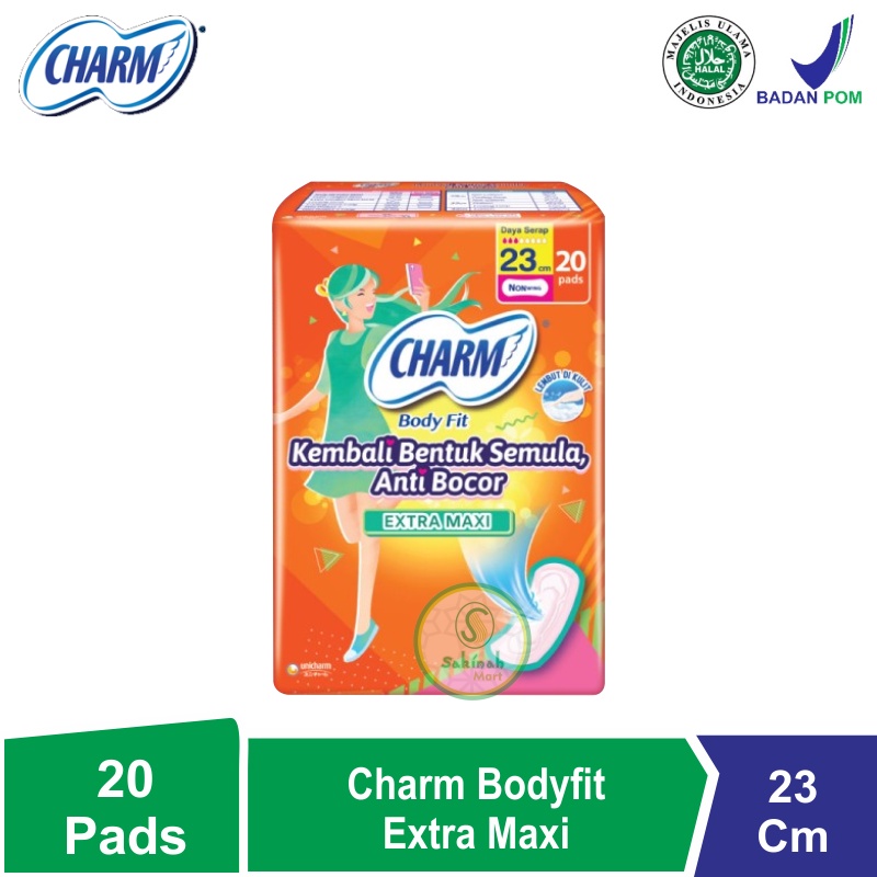 Charm Bodyfit Extra Maxi 23cm 20 pads