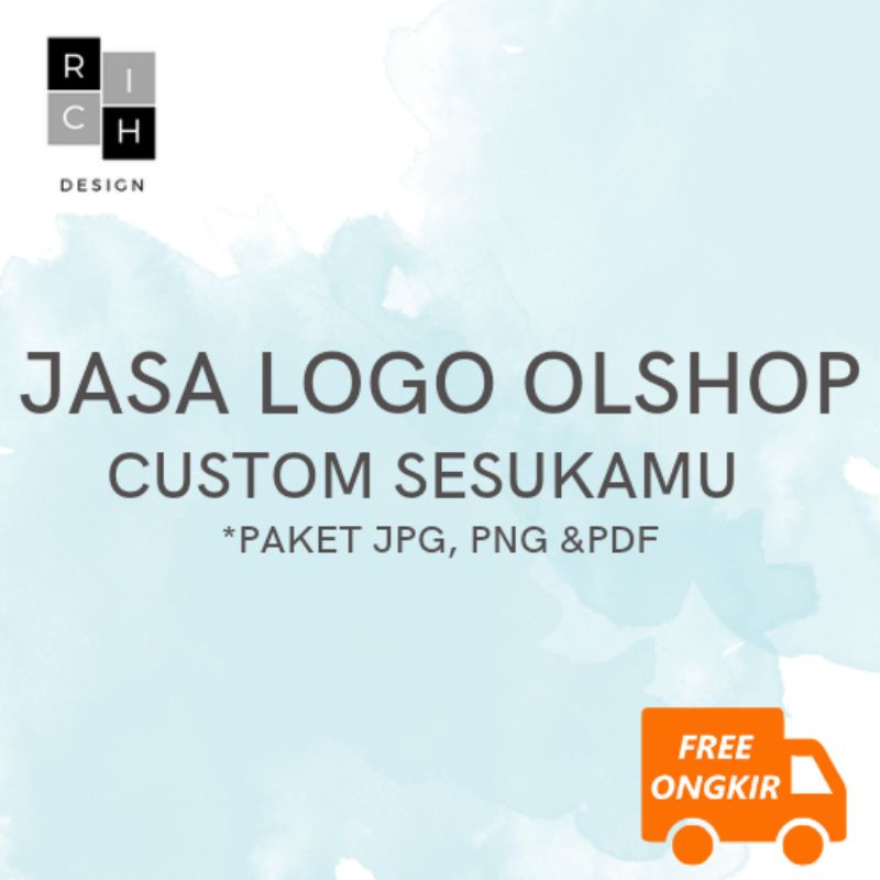 JASA DESAIN LOGO OLSHOP BEBAS CUSTOM FORMAT JPG PNG PDF