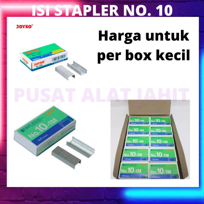 

isi staples kecil M-20 Joyko per box kecil