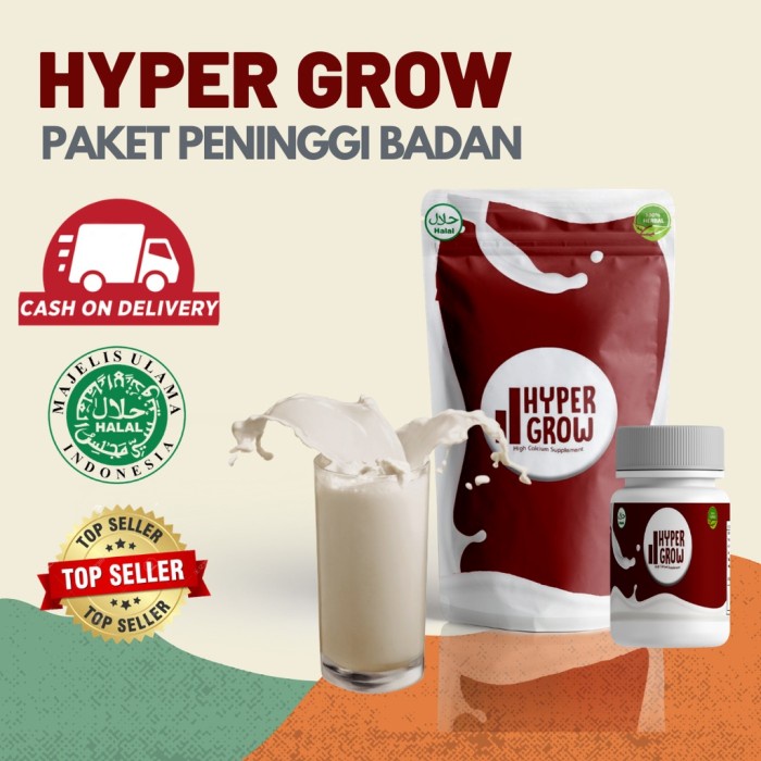 

HYPER GROW – Peninggi Badan Terlaris susu penambah tinggi badan