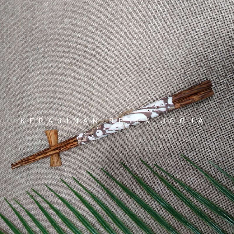SUMPIT KELAPA + HIASAN + TATAKAN sumpit kayu set sumpit glugu sumpit kayu sumpit korea