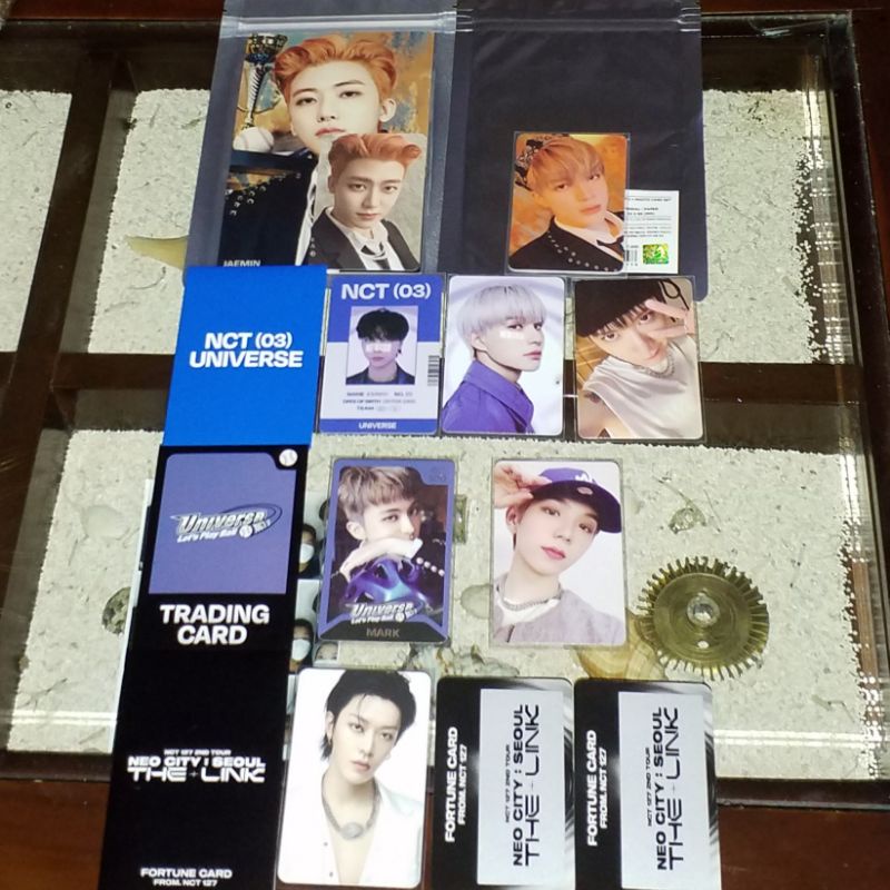 Merch / MD / PC Official 4x6 Photoset, ID Card, Trading Card NCT 2021 Universe Lets Play Ball, NCT 1