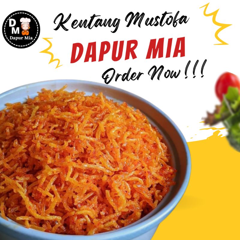 

PROMO ( BELI 2 GRATIS 1) 500 gr Kentang Mustofa/Kentang Kering Mustofa Gurih Enak pedas manis kentang teri kacang balado