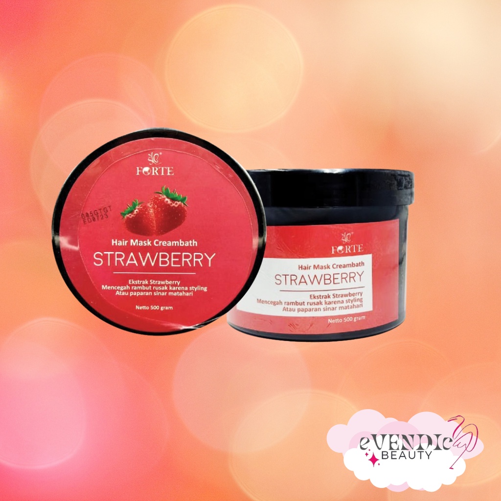 Hair Mask Creambath Kemiri STRAWBERRY/ Creambath Strawberry/UKURANBESAR [syb creambath]