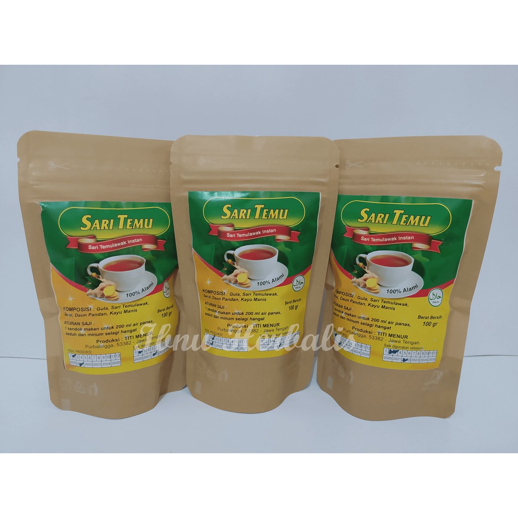 

Sari Temu - Minuman Herbal Serbuk Siap Seduh