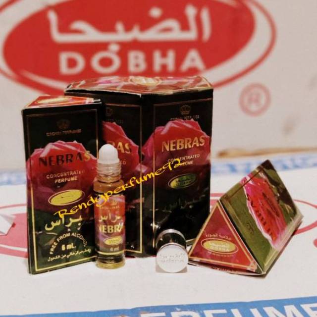 Parfum DOBHA 6ml Non Alkohol Aroma NEBRAS