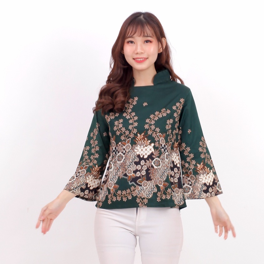 Batik Wanita - Atasan Batik 559 - 974-Green D