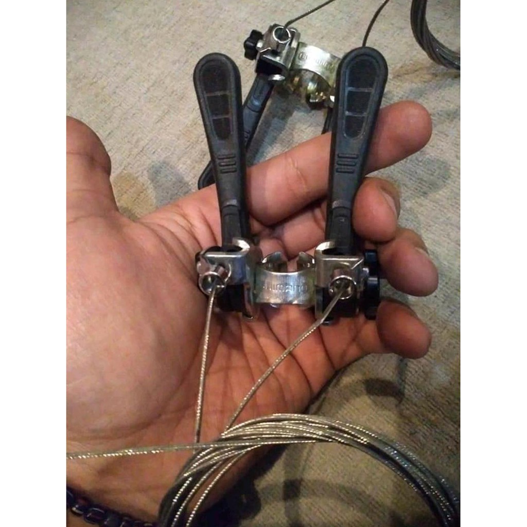 Shifter balap jadul vintage klasik viroke shimano 7 8 9 speed nos
