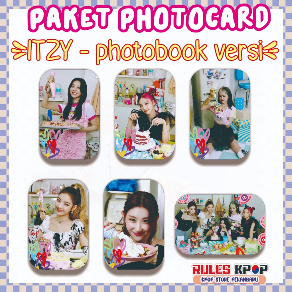 READY / bisa COD - PAKET PHOTOCARD ITZY CRAZY IN LOVE SET PAKET HEMAT ITZY CRAZY IN LOVE LOCO - LIA 