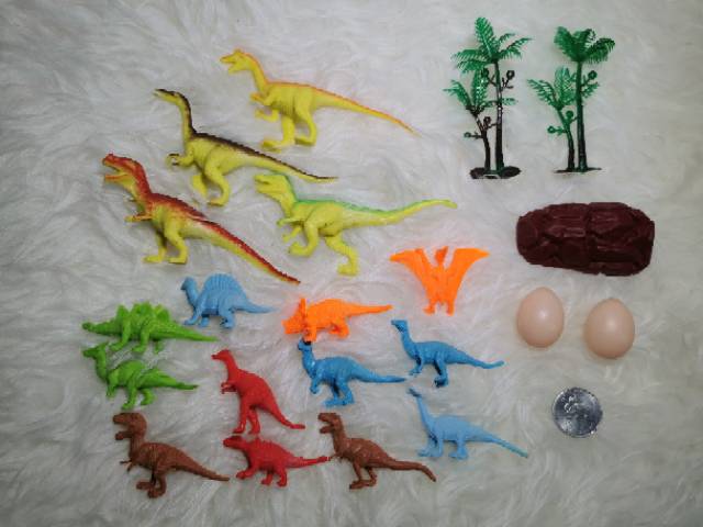 Mainan miniatur dino hewan dinosaurus world set 6 / 8 / 15 / 16 pcs dinosaur