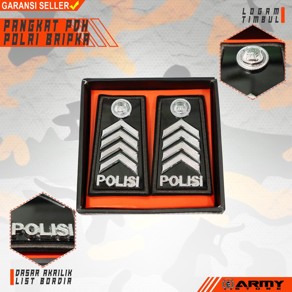 pangkat pdh polri bripka