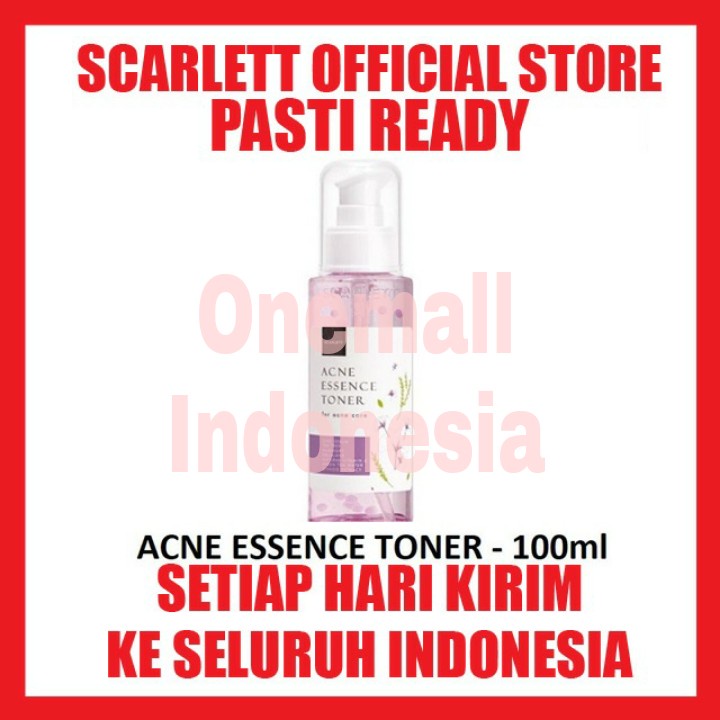 SCARLETT Whitening ACNE Essence Toner for Care Pembersih Wajah Muka