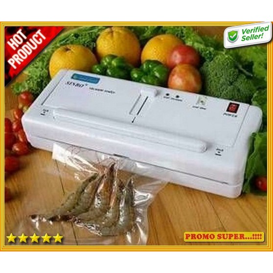 Alat Pengemas Plastik Kemasan Kedap Udara - Mesin Vacum Press Sealer R3314