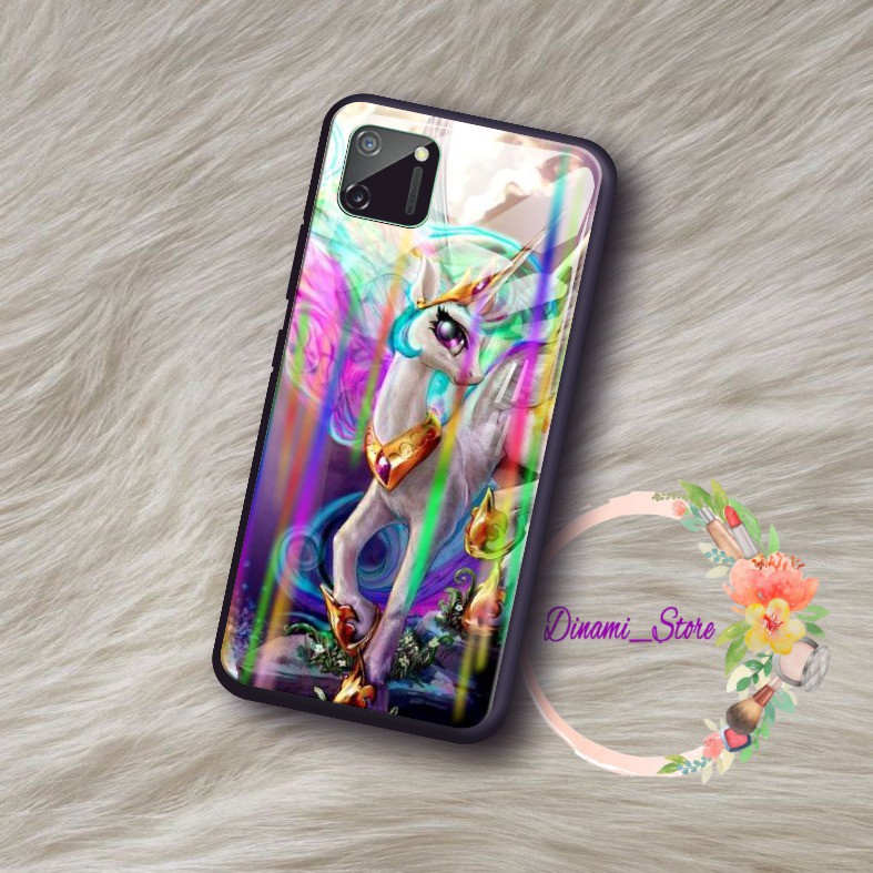 Back Case Glass Aurora KUDA PONI Realme C1 C2 C3 U1 2 2 Pro 3 Pro 5 5i 5s Pro 6 Pro X Xt C11 DST481