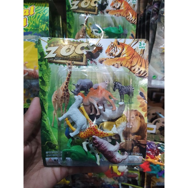 Mainan hewan animal binatang zoo