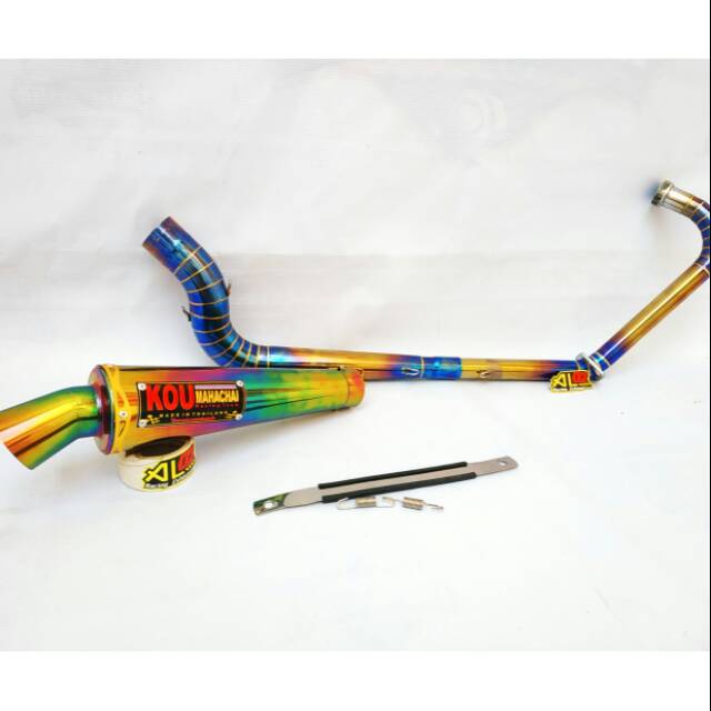 Knalpot KOU Bluemoon Cobra Kanan Step Standar PNP VIXION OLD - VIXION NEW - CB150R - CBR150R