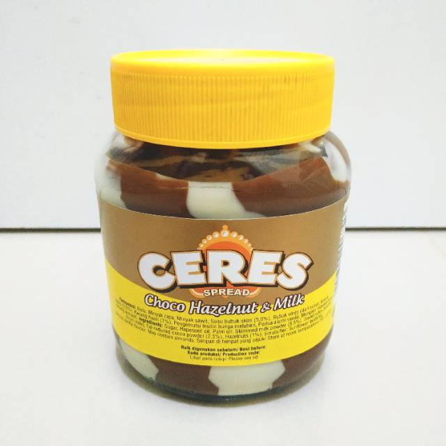 

Ceres Spread Choco Hazelnut & Milk / Selai Coklat Hazel Ceres 350gr