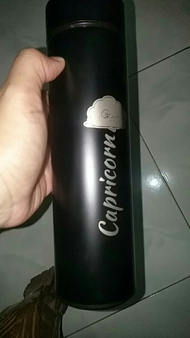 Sierra Thermos Travel Tumbler Vacuum Grafir Laser Custom 500 Ml (po Max 3 Hari Kerja)