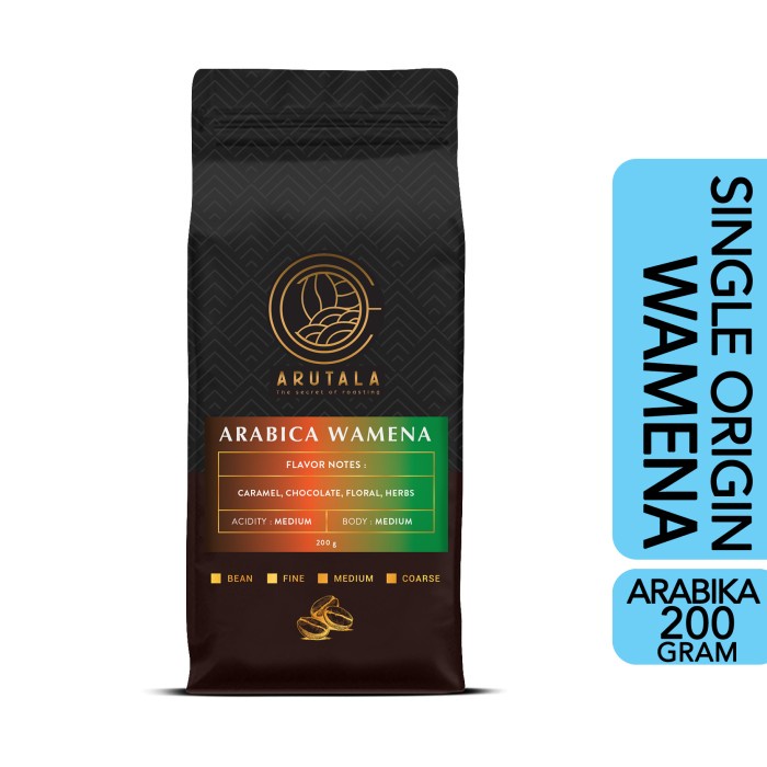 

Kopi-Biji- Arutala Kopi Arabika Papua Wamena 200 Gram - Biji -Biji-Kopi 750 Minuman-Makanan-Minuman