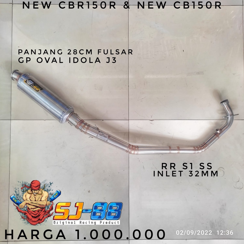 Knalpot SJ88 New CBR 150R & NEW CB 150R Header RR S1