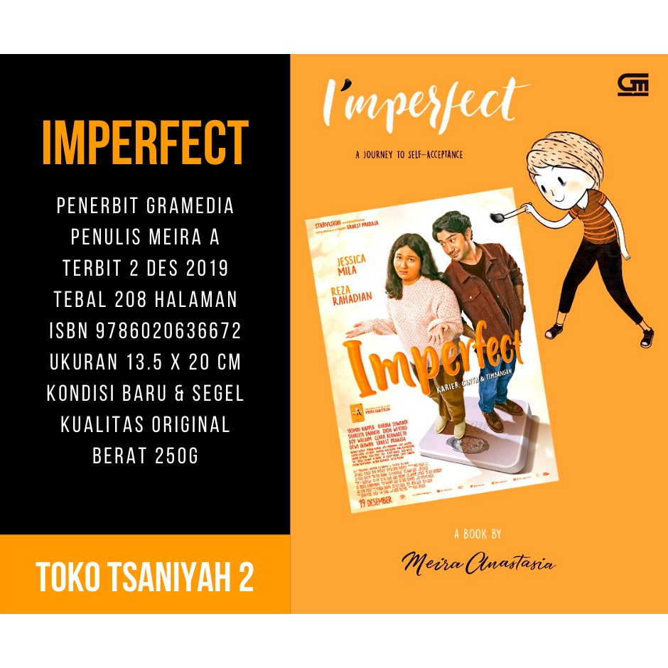 Novel Imperfect Cover Film Meira Anastasia Novel Bestseller Novel