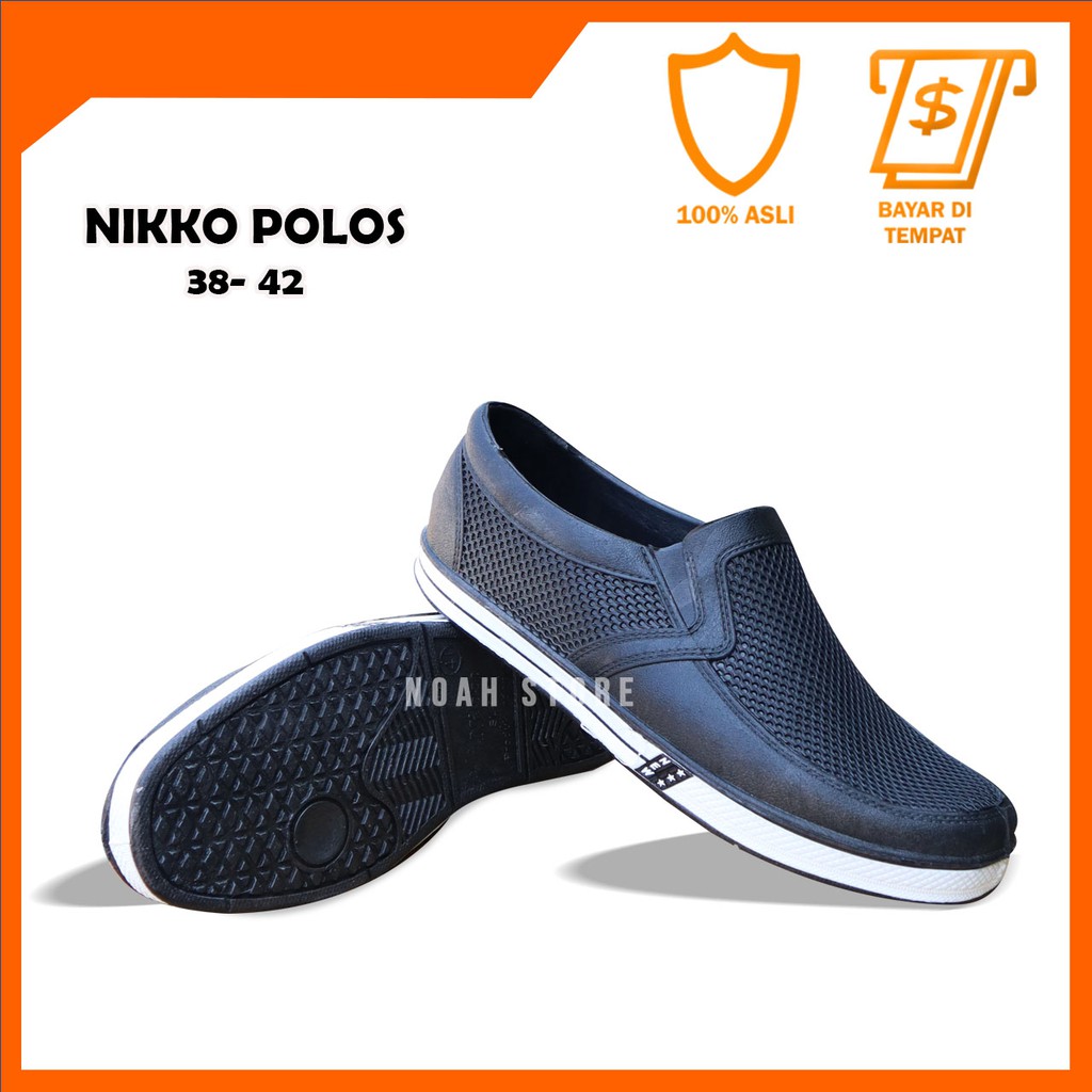 [Cod] Noah - Sepatu NIKKO 38-42 / Sepatu Karet Pria / Sepatu Musim Hujan / Sepatu Pria-6