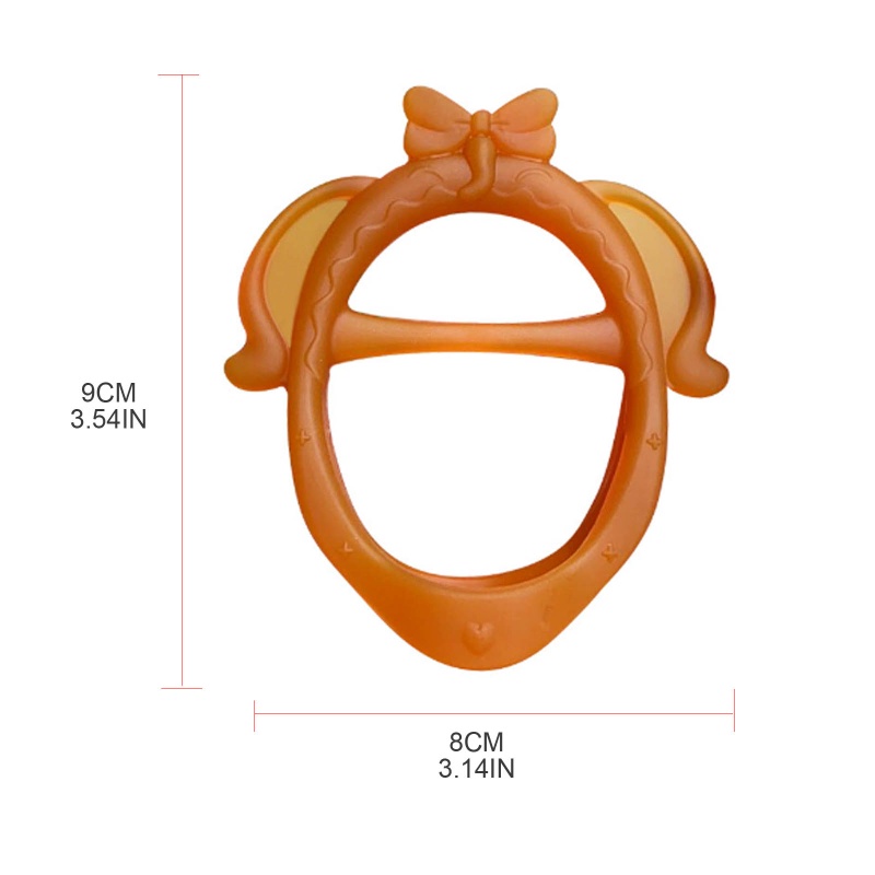 Mary Mainan Teether Bayi 3D Bahan Silikon BPA Free