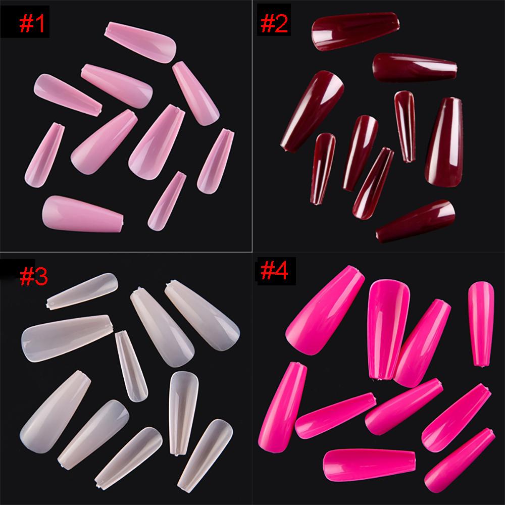 Mxbeauty Alat Nail Art Acrylic Candy Color Manicure Matte Kuku Palsu Ekstensi