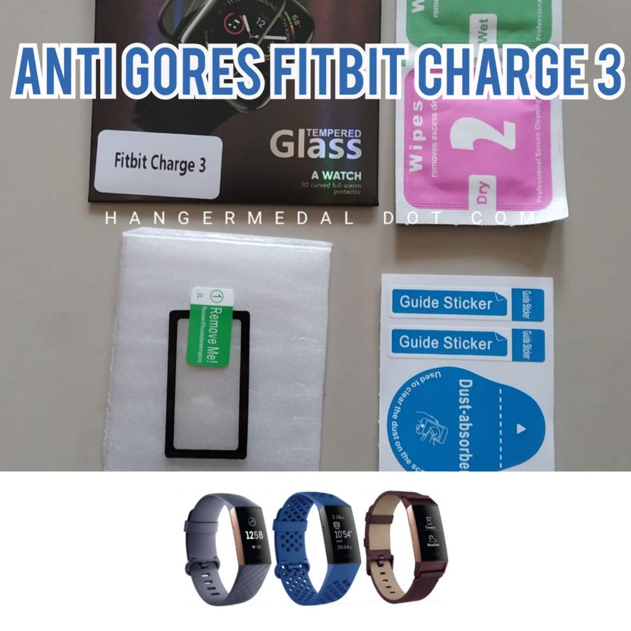 Anti Gores Fitbit Charge 3 charge 4 charge 5 pelindung layar