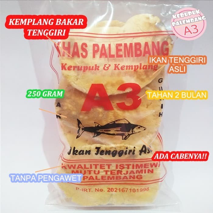 

NEW KEMPLANG BAKAR TENGGIRI SUPER KERUPUK BAKAR SUPER TENGGIRI LONJONG