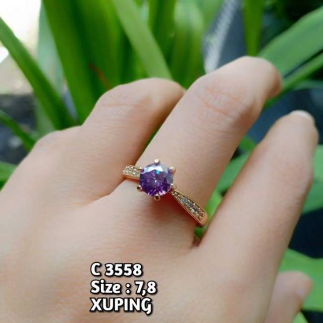 CINCIN LAPIS EMAS 18K
