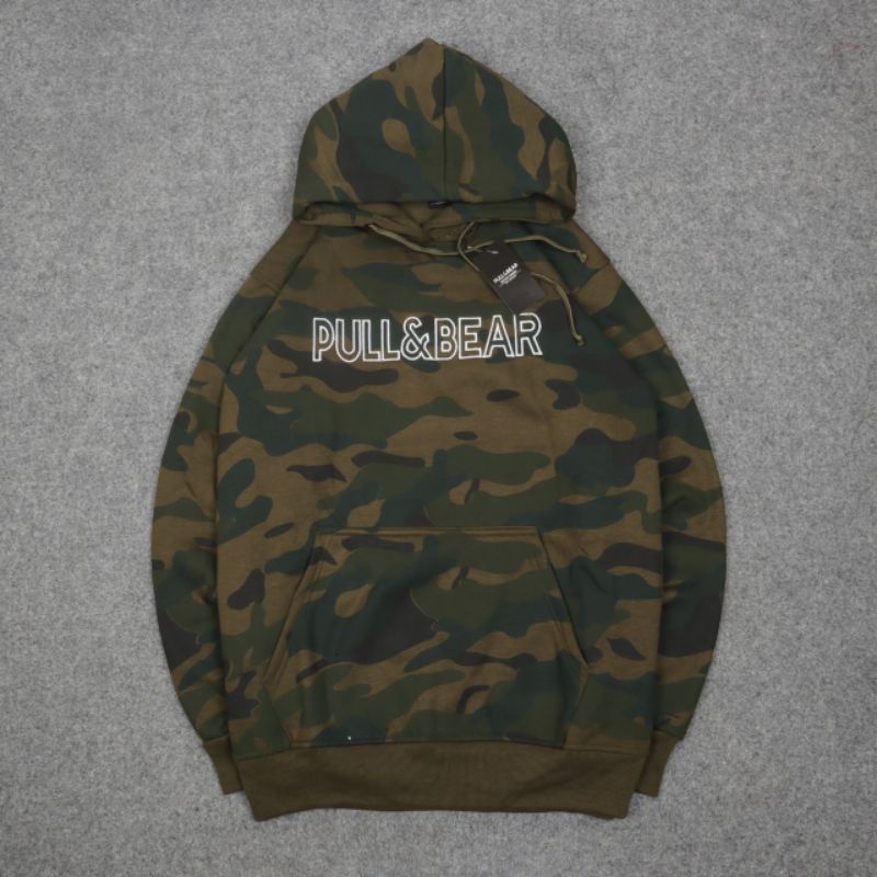 JAKET SWEATER HOODIE P&amp;B CAMO EMBROID VOL II UNISEX PREMIUM QUALITY