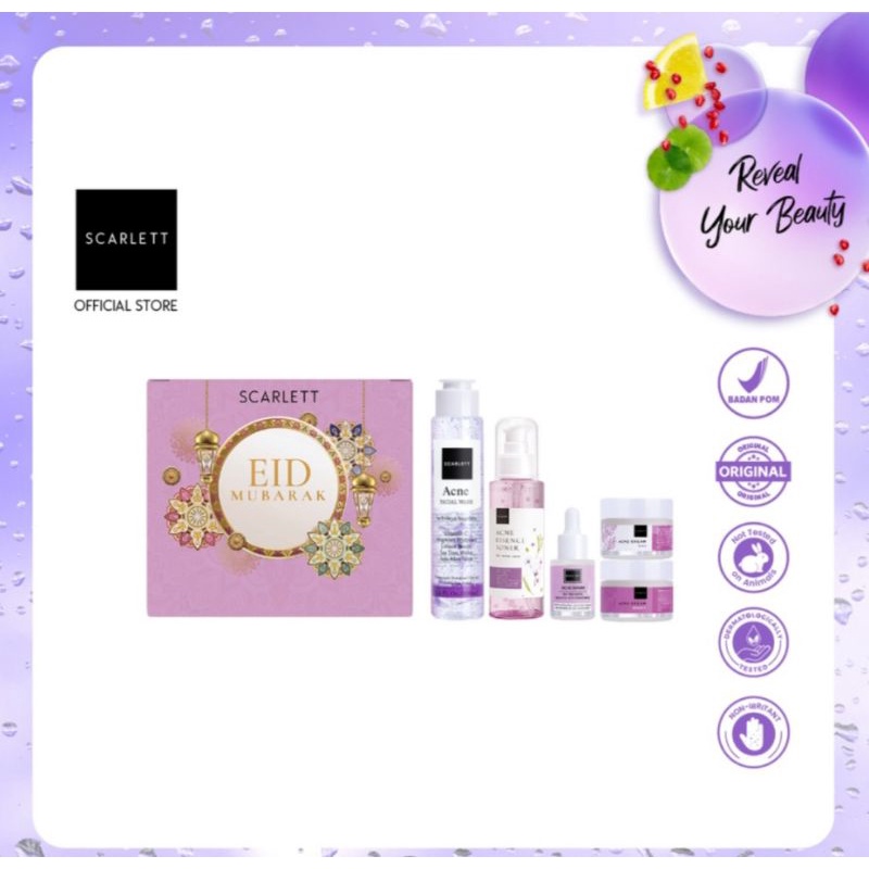 1 Paket scarlett acne care limitied edition. original scarlet_whitening