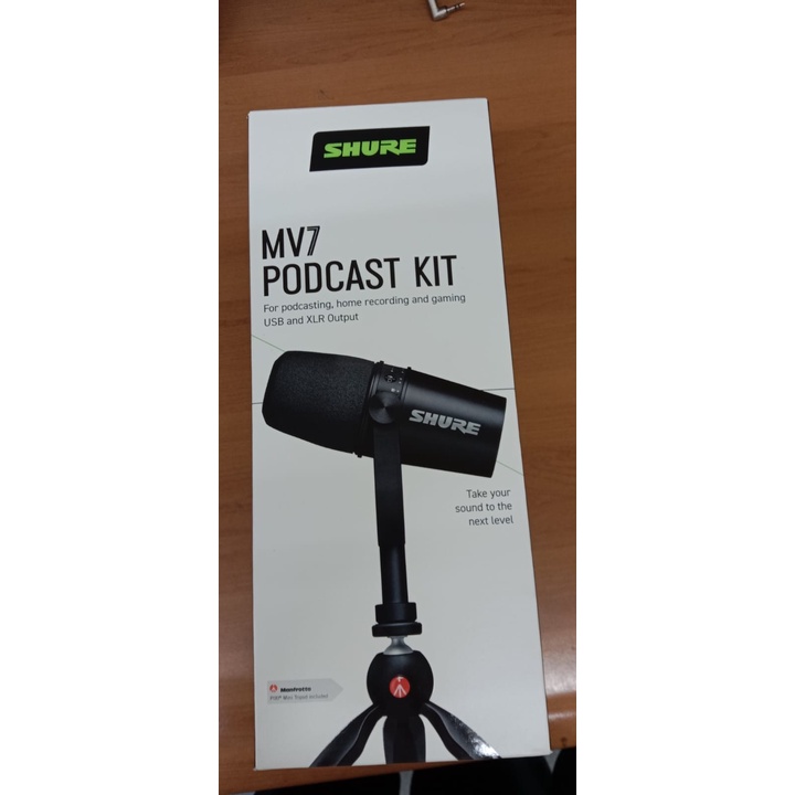 Shure MV-7 MV7 MV 7 Podcast Recording Mic Microphone