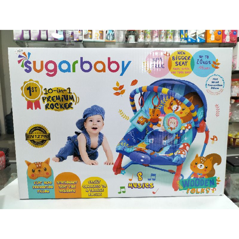 Bouncer Sugar Baby 10in1/Rocky/Baby Bather/spacebaby/Playgym