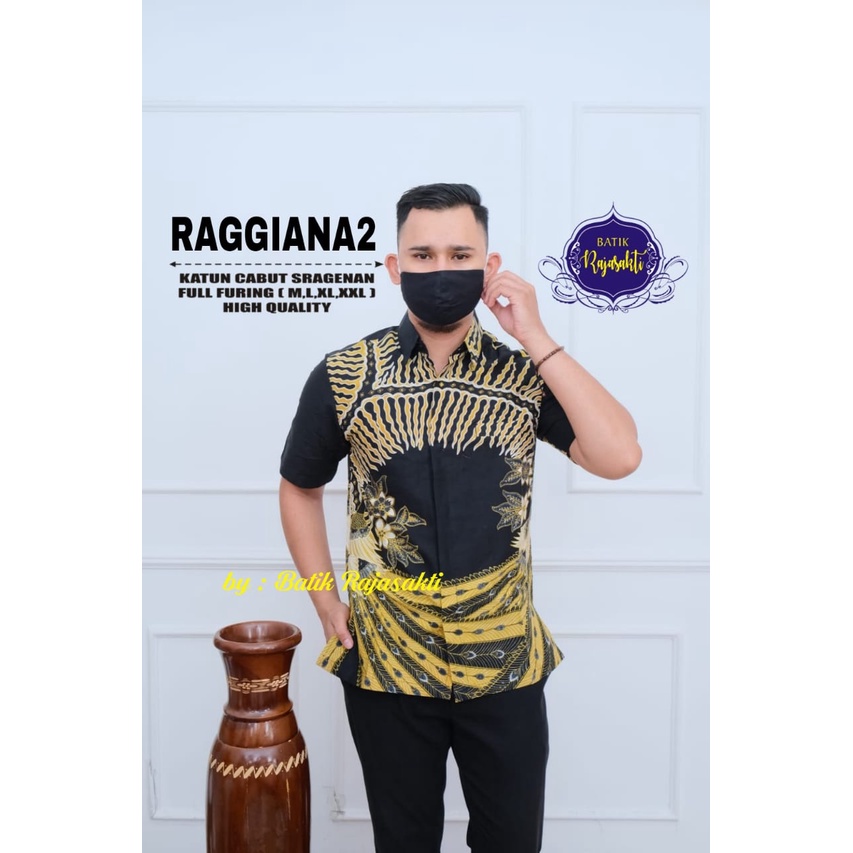 RAGGIANA 2 RAJASAKTI BATIKSOLOAMANAH KEMEJA BAJU BATIK PRIA SOLO LENGAN PENDEK PANJANG LAPIS FURING ATASAN BATIK PREMIUM MODERN KATUN HALUS MANUK TARUNG 2 MANUK TARUNG PEN MATAHARI BERSINAR SEPENGGAL MATAHARI KERTAJAYA BIRU KERTAJAYA BIRU PENDEK RAHARJA