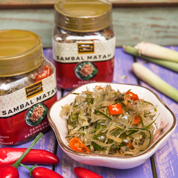 

sambal-aneka- sambal matah kecombrang damara premium - 170 gr -aneka-sambal.