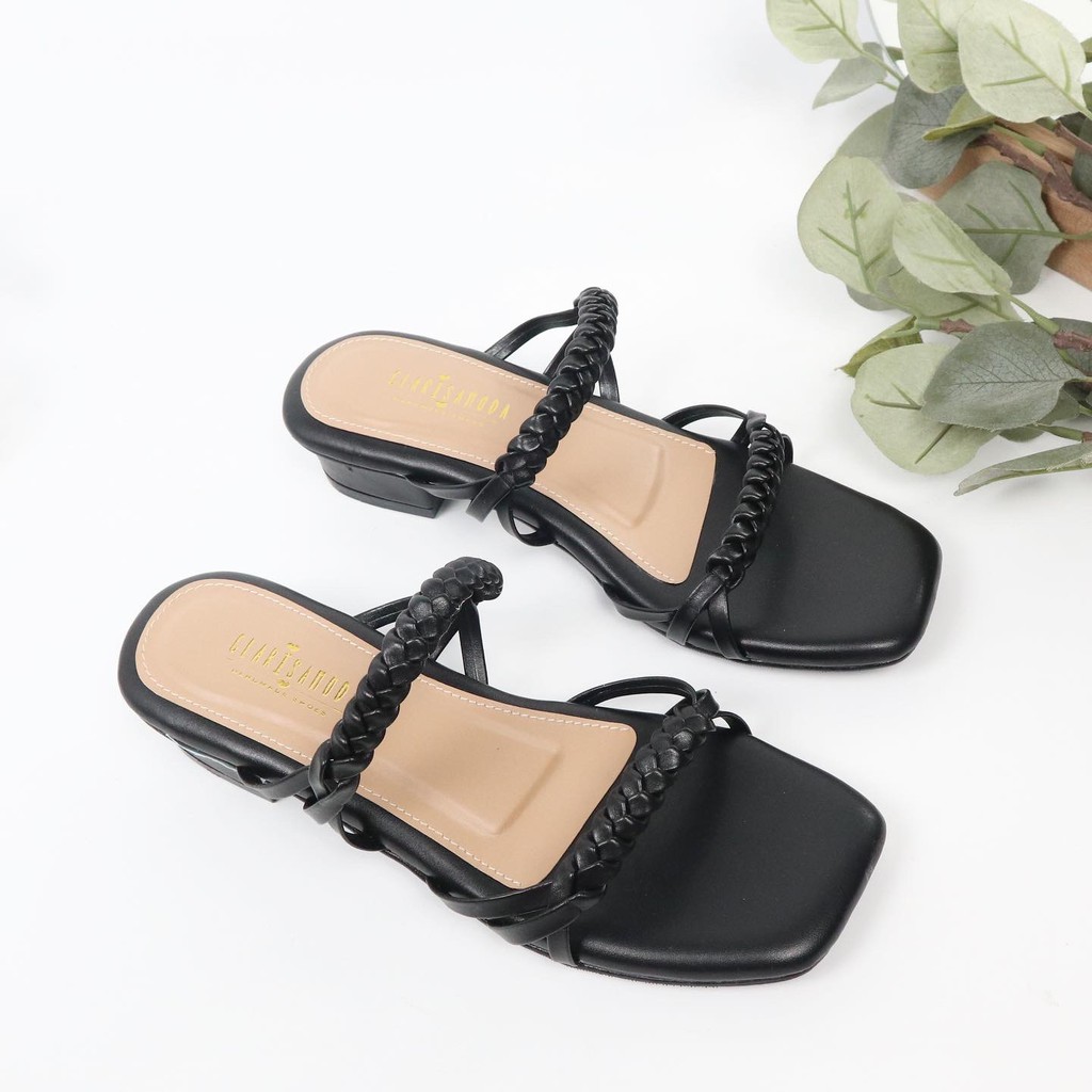 GLARISAMODA Calista sandal heels 3Cm/ Heels kepang empuk