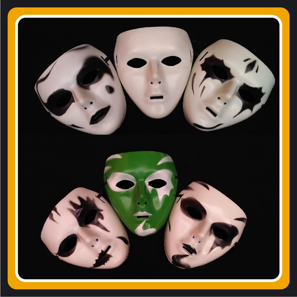 Topeng Jabbawockeez Terlengkap Termurah Topeng polos tari dance jabba murah meriah mainan anak ff