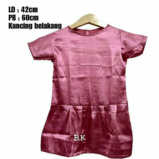 Metamorfashion_ DRESS ANAK SILKY PINK