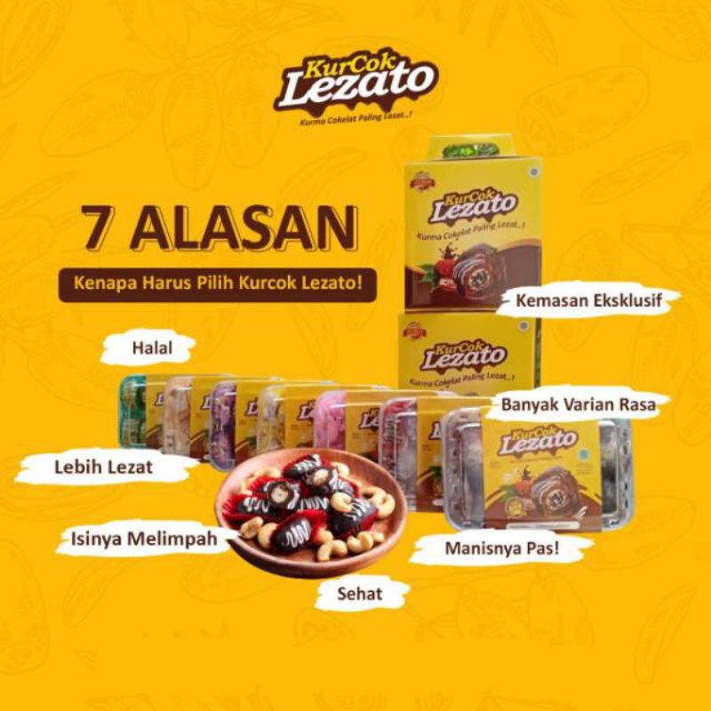 Kurma Coklat Kurcok Paket isi 3 rasa bisa pilih Almond Mede Nuttela Durian Distributor jakarta Nawidashopjkt Nawidashop