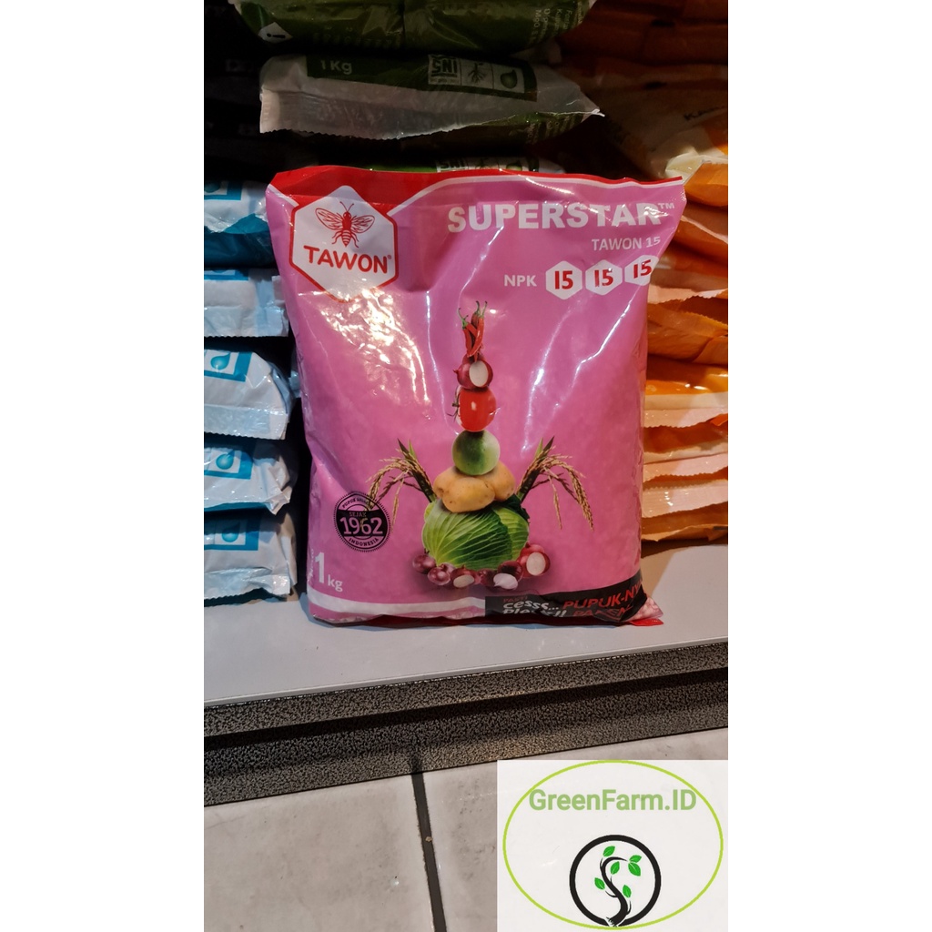 Pupuk NPK Tawon 15-15-15 isi 1Kg