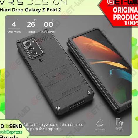TERBARU CASE ORIGINAL SAMSUNG GALAXY Z FOLD 2 VRS DESIGN HARD DROP SERIES AKSESORIS HANDPHONE &