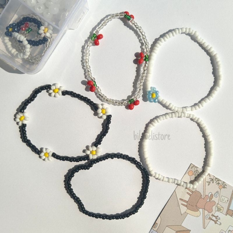 Jual Bead Bracelets Korean (gelang manik, korean style) Shopee Indonesia