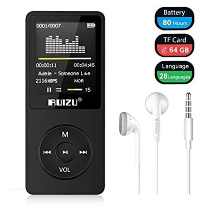 Mp3 Player - Media Player - Music Player Ruizu X02 Hifi Dap Mp3 Player 8Gb Produk Terbaik