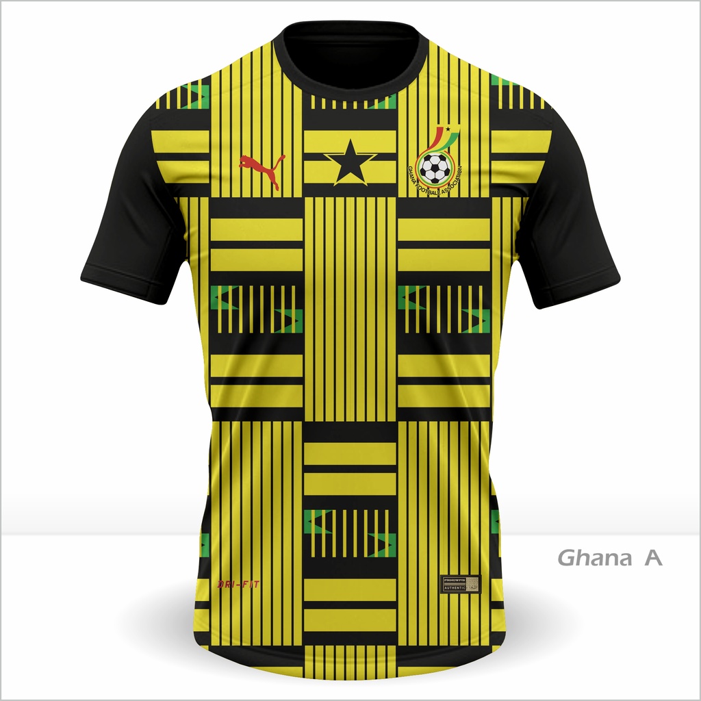 KAOS JERSEY GHANA / BAJU PIALA DUNIA